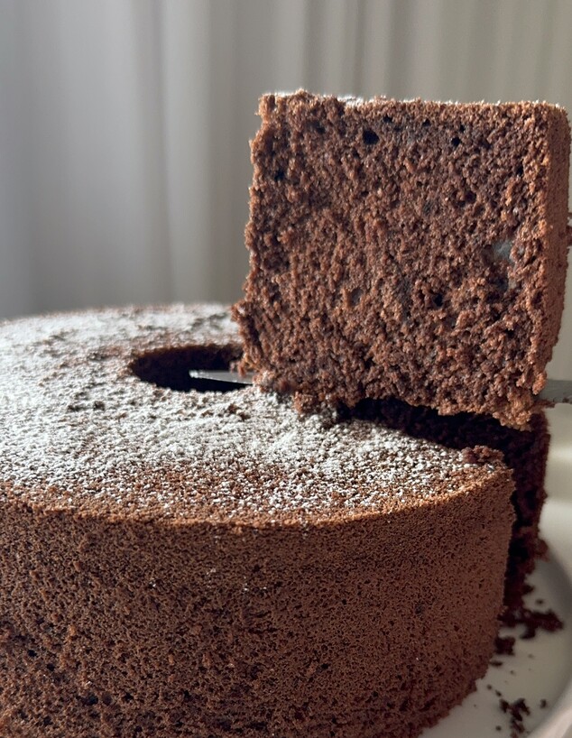 טורט שוקולד קפה בתבנית אנג'ל