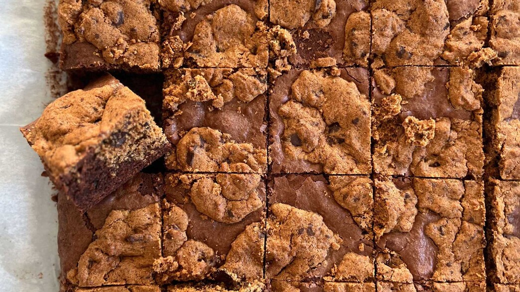 ברוקיז - בראוניז עם בצק עוגיות