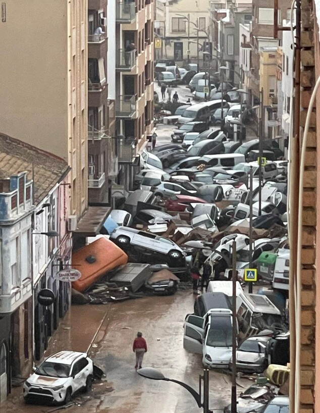 שיטפונות כבדים באזור ולנסיה במזרח ספרד