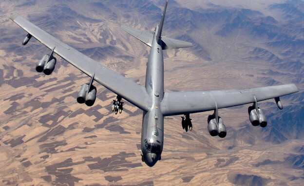 מפציץ אמריקני אסטרטגי B-52 (צילום: רויטרס)