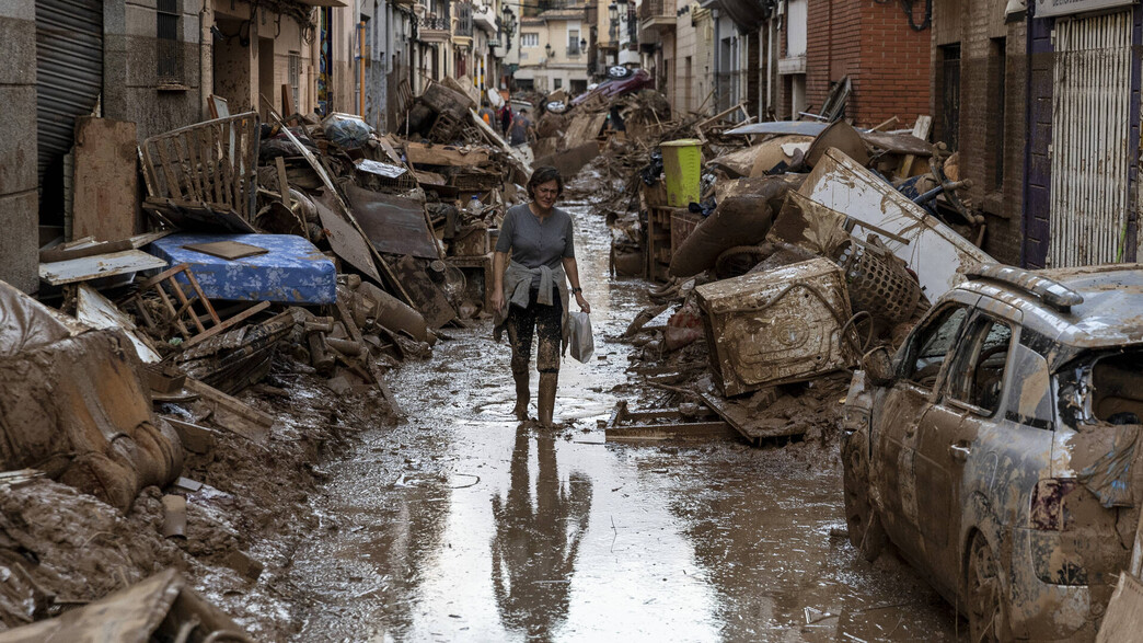 ולנסיה רחובות בוץ (צילום: Pablo Blazquez Dominguez, getty images)