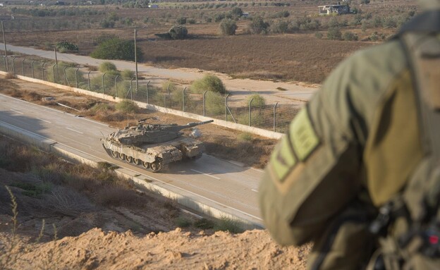 פעילות כוחות צה"ל בדרום רצועת עזה (צילום: דובר צה"ל)