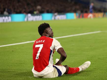 ארסנל רחוקה רק תשע נקודות מליברפול (getty)