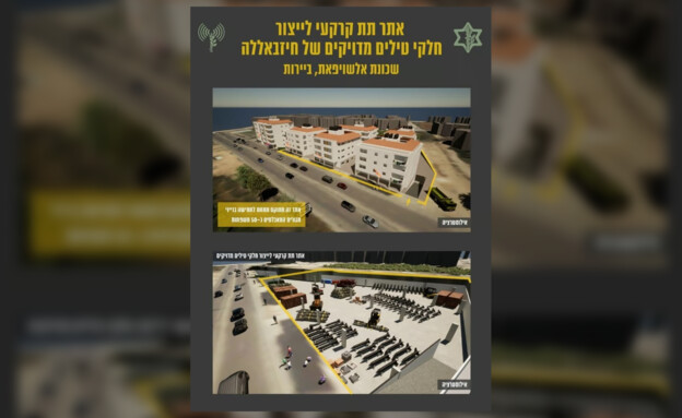 גרפיקה מחשיפת האתר באו"ם בשנת 2020 (צילום: דובר צה"ל)