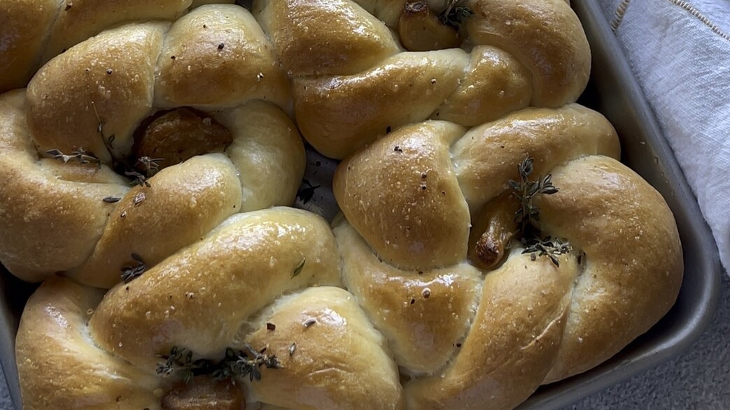 לחמניות שום פרח