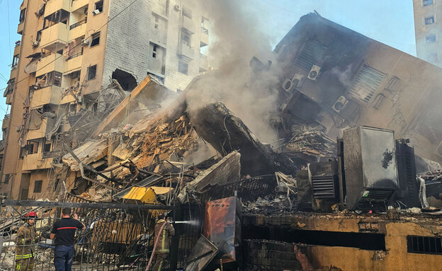 ביירות. הרס רב תועד (צילום: AFP, GettyImages)