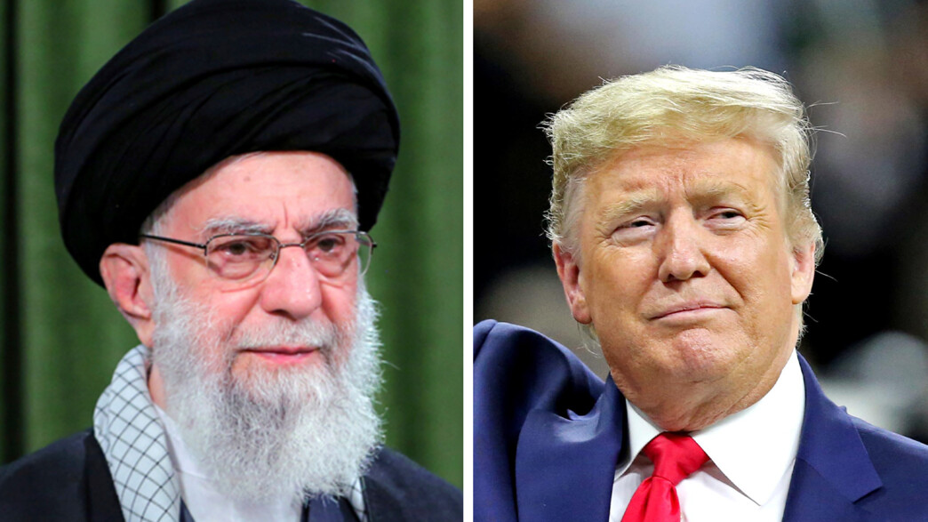 עלי ח'אמנאי ודונלד טראמפ עלי ח'אמנאי ודונלד טראמפ