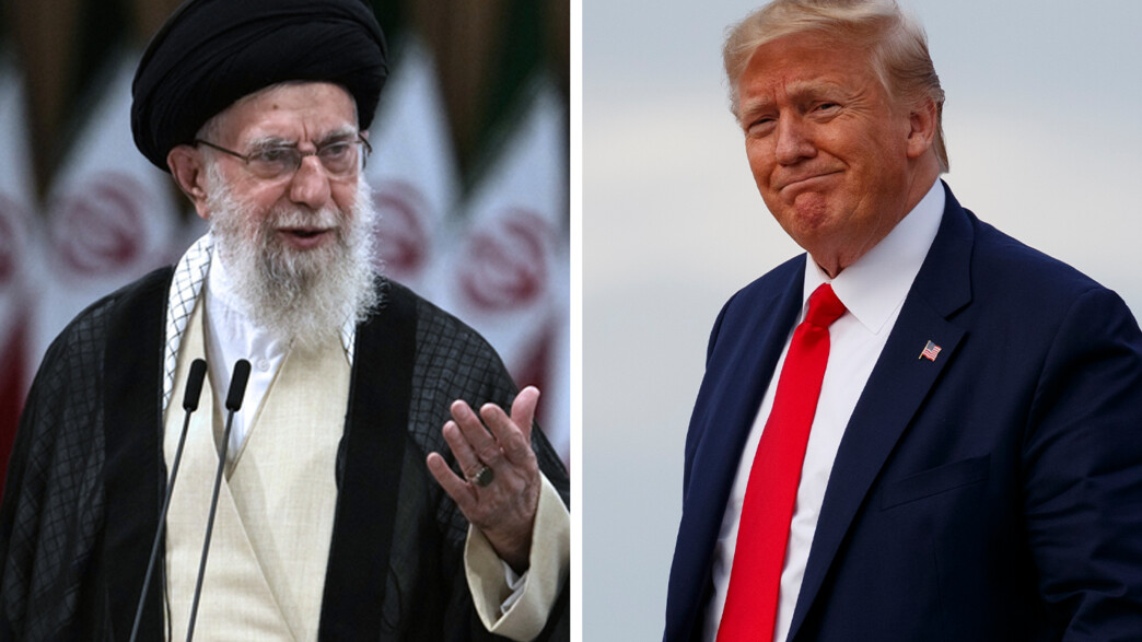 עלי ח'אמנאי ודונלד טראמפ עלי ח'אמנאי ודונלד טראמפ