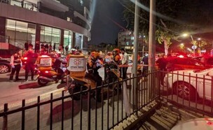 ניסיון חיסול ברמת גן (צילום: איחוד והצלה)