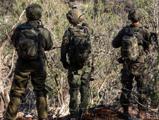 הכוחות בפעילות והאיומים שנחשפו (צילום: דובר צה"ל)