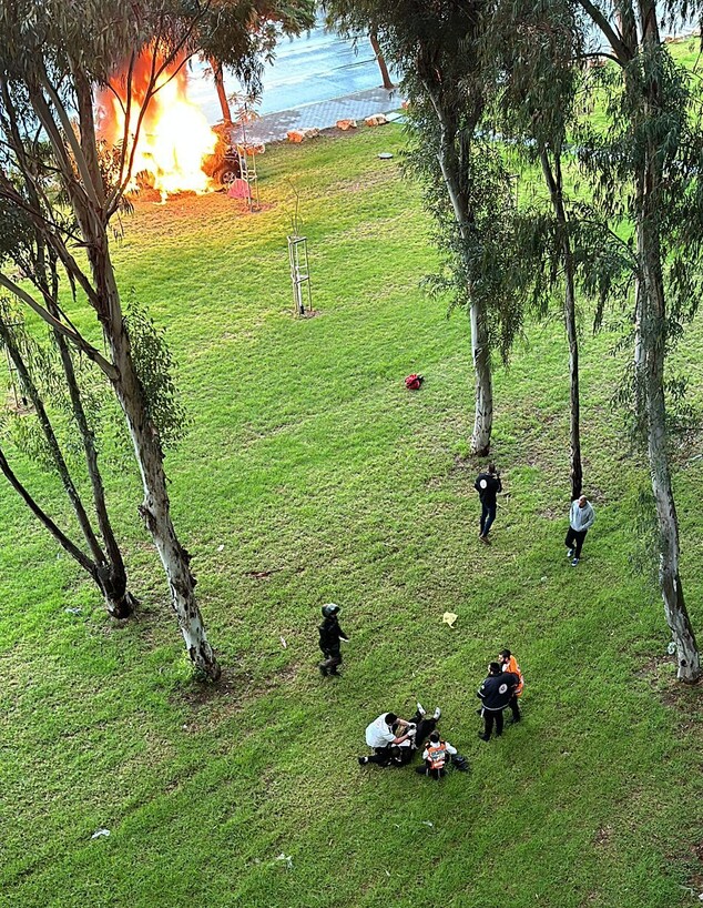 פיצוץ רכב בפתח תקווה