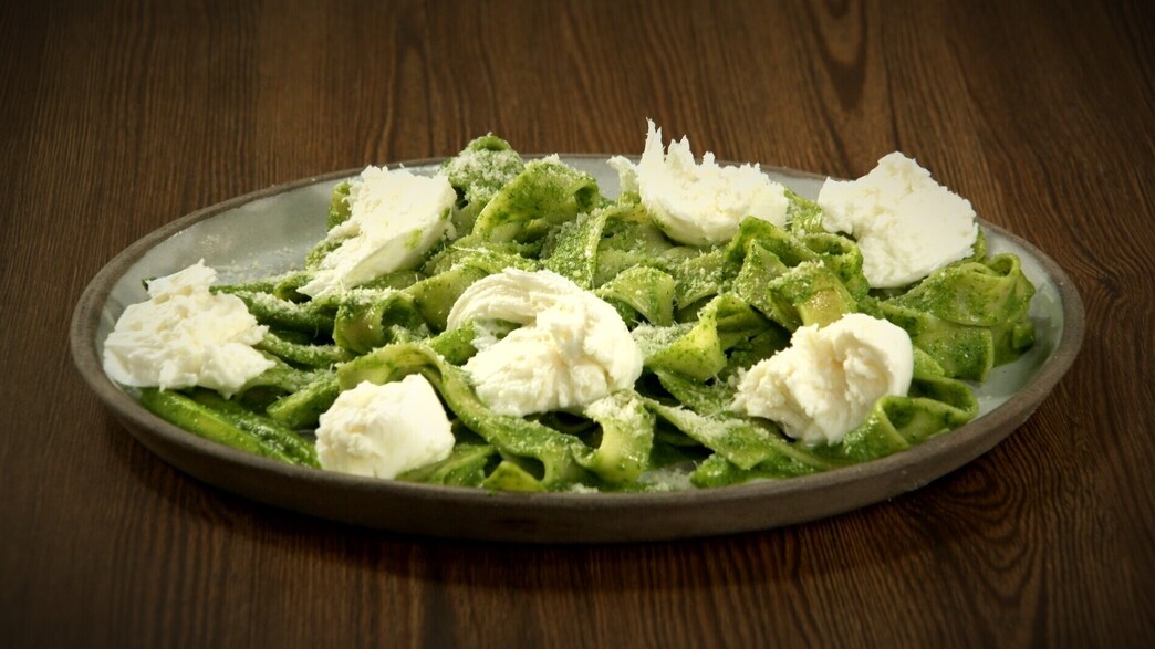 פסטה עם ירוקים