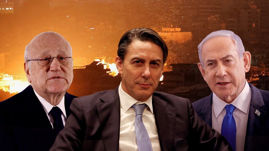 בנימין נתניהו, עמוס הוכשטיין, נג'יב מיקאתי בנימין נתניהו, עמוס הוכשטיין, נג'יב מיקאתי