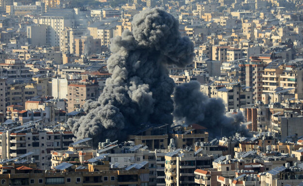 ביירות. הרס רב תועד (צילום: AFP, GettyImages)