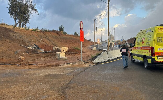 סריקות מד"א לאחר הדיווחים על נפילה באזור שפיים (צילום: תיעוד מבצעי מד"א)