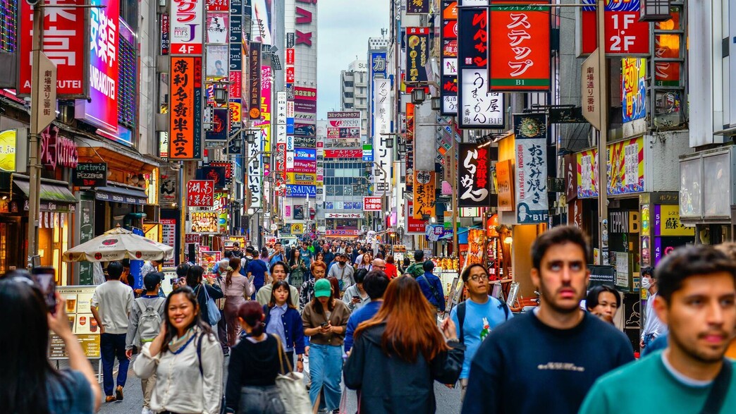יפן תיירים רחוב יפן תיירים רחוב