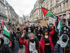 מחאה נגד ישראל בלונדון, בריטניה (צילום: Guy Smallman, Getty images)
