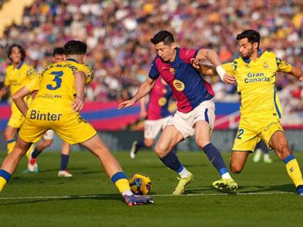 התקשה מאוד הערב. לבנדובסקי (getty)