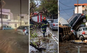 יוון סופה בורה (צילום: סעיף 27א' לחוק זכויות יוצרים)