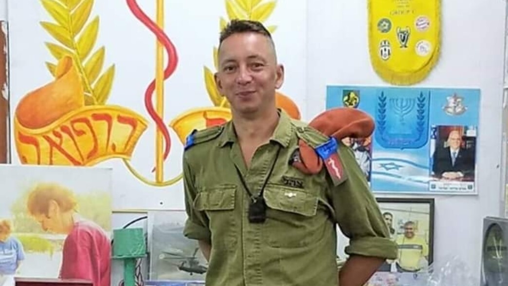 ישראל קרש במהלך התנדבותו בצה"ל