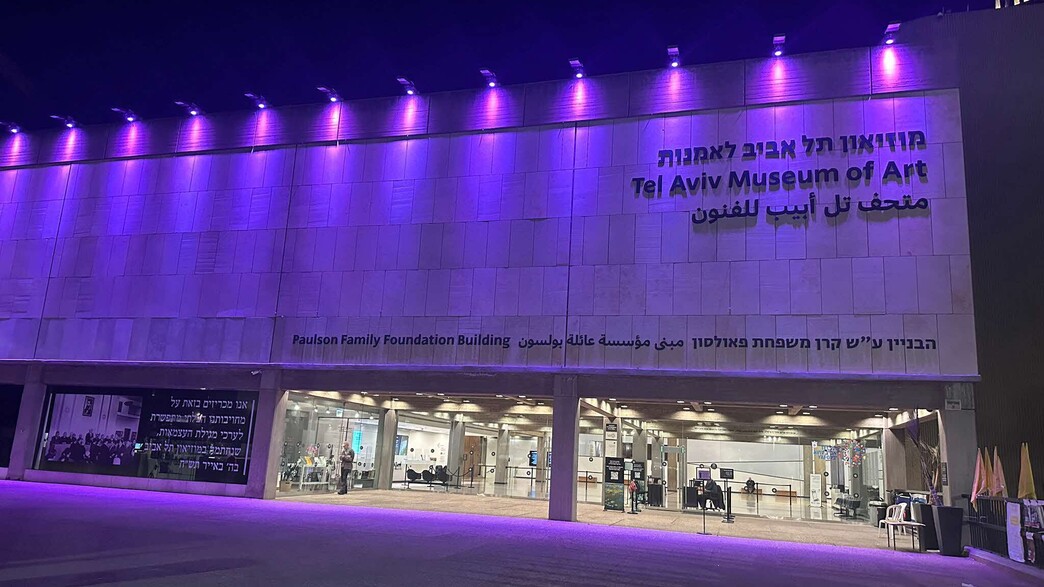 לילה סגול במוזיאון תל אביב לאמנות 2024 (צילום: מוזיאון תל אביב לאומנות)