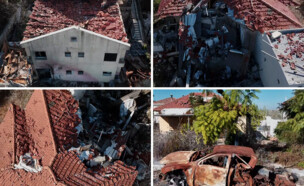 ממדי ההרס במטולה (צילום: חדשות 12)