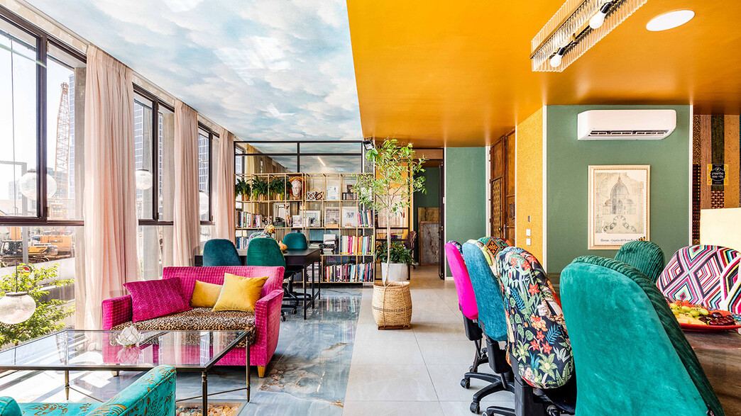 תקרה צבועה הסטודיו להכשרת מעצבי פנים של ברברה ברזי תקרה צבועה הסטודיו להכשרת מעצבי פנים של ברברה ברזי