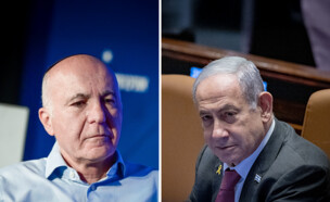 ראש השב"כ לשעבר יורם כהן, ראש הממשלה בנימין נתניהו (צילום: פלאש 90)