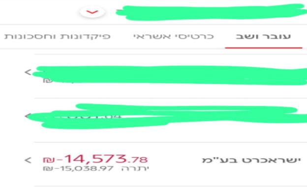 חיוב ההוצאות בחשבון ממנו נגנבו פרטי אשראי