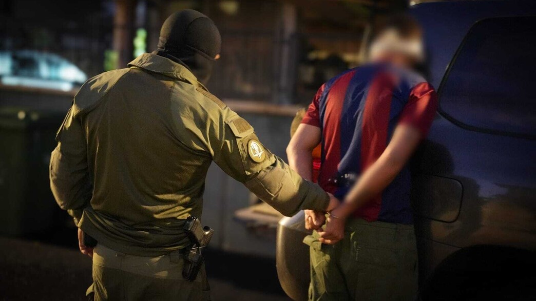 תיעוד מעצר החשוד תחריר צפדי תושב כפר מסעדה 