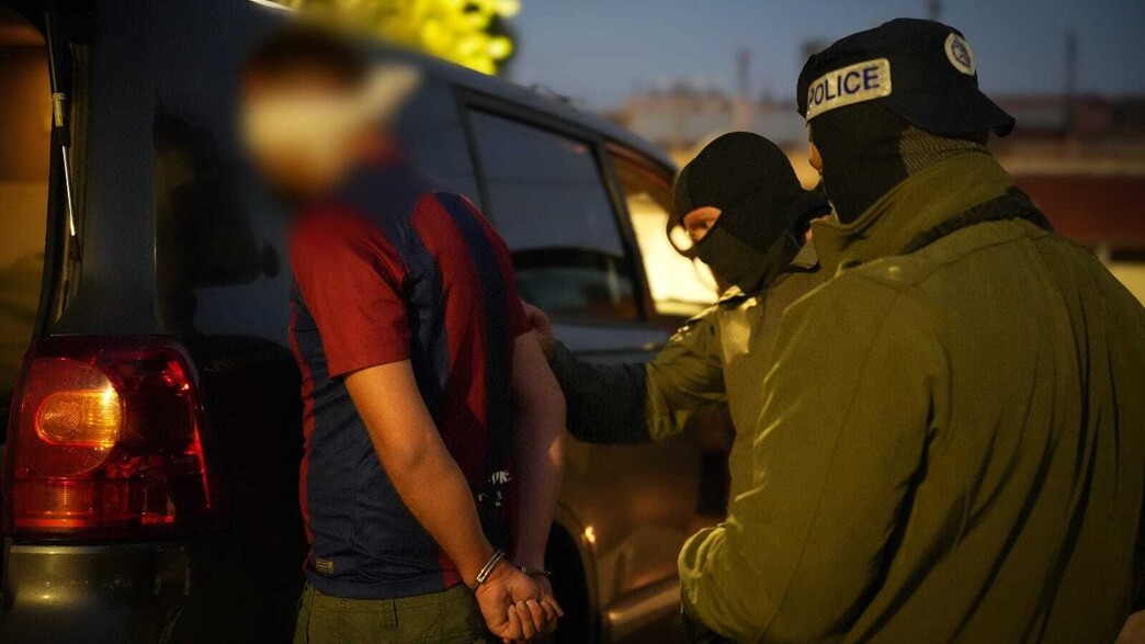 תיעוד מעצר החשוד תחריר צפדי תושב כפר מסעדה 