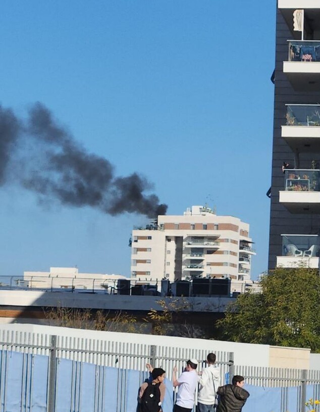 פיצוץ ביבנה (צילום: שימוש לפי סעיף 27א' לחוק זכויות יוצרים)