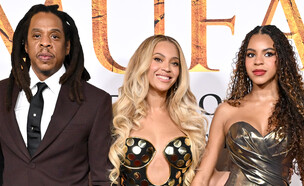 ביונסה, ג'יי-זי, בלו אייבי קרטר וטינה נואלס (צילום: Axelle/Bauer-Griffin/FilmMagic, getty images)