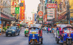 בנגקוק טוקטוקים תאילנד (צילום: artapartment, shutterstock)