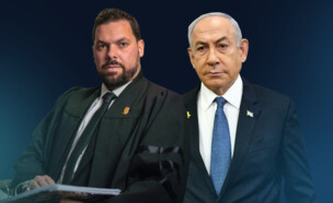 ראש הממשלה בנימין נתניהו ועו"ד אוריאל חור-ניזר (צילום: פלאש 90, עמוק במדיה | עומר ואליאור)
