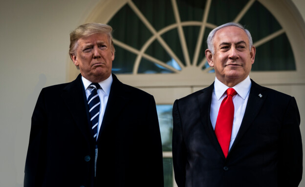 בנימין נתניהו, דונאלד טראמפ (צילום: Jabin Botsford, getty images)