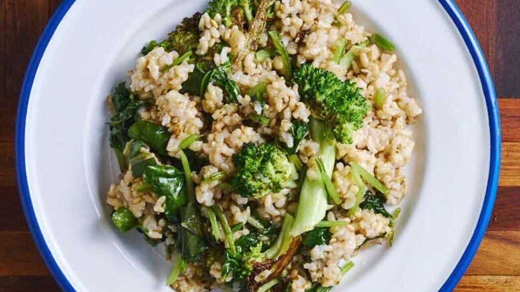 אורז מלא עם ירוקים של מרחביה 7 אורז מלא עם ירוקים של מרחביה 7