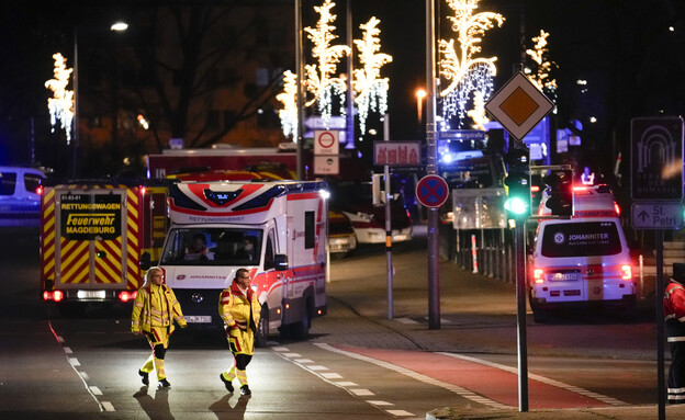 פיגוע הדריסה בשוק חג במולד בגרמניה (צילום: AP)