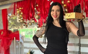 הסטודיו של לידיה קורניושנקו בקריית מוצקין (צילום: באדיבות לידיה קורניושנקו)