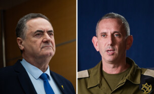 דניאל הגרי, ישראל כ"ץ (צילום: יונתן זינדל, אבשלום ששוני, פלאש 90)