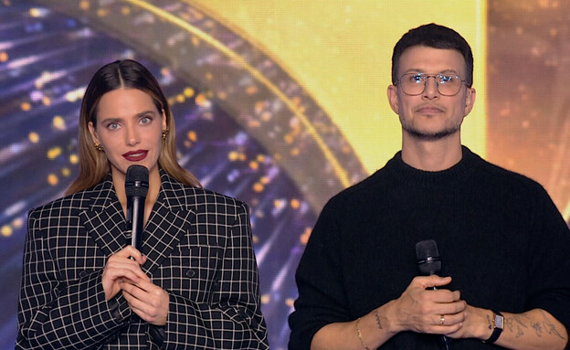 אסי ורותם לקראת ההדחה (צילום: מתוך "הכוכב הבא לאירוויזיון", קשת 12)