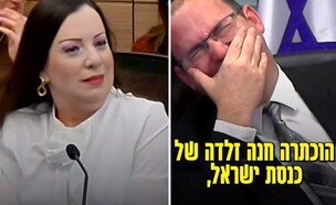 הסרטון הוויראלי של ח"כ טלי גוטליב (צילום: צילום מסך מתוך חשבון הטיקטוק של ערוץ הכנסת)