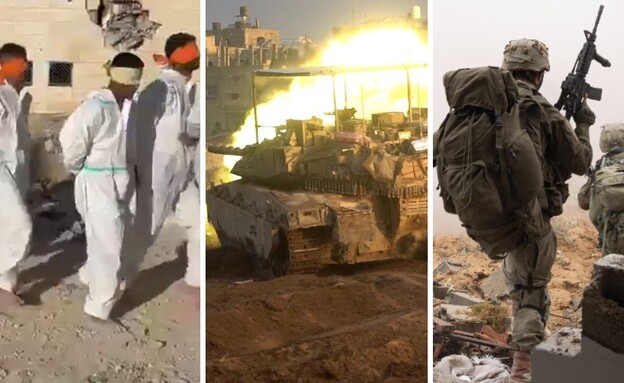 פעילות כוחות ברצועת עזה, מחבלים שנעצרו (צילום: דובר צה"ל, רשתות חברתיות לפי סעיף 27א)