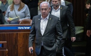 נתניהו במליאה (צילום: חיים גולדברג, פלאש 90)