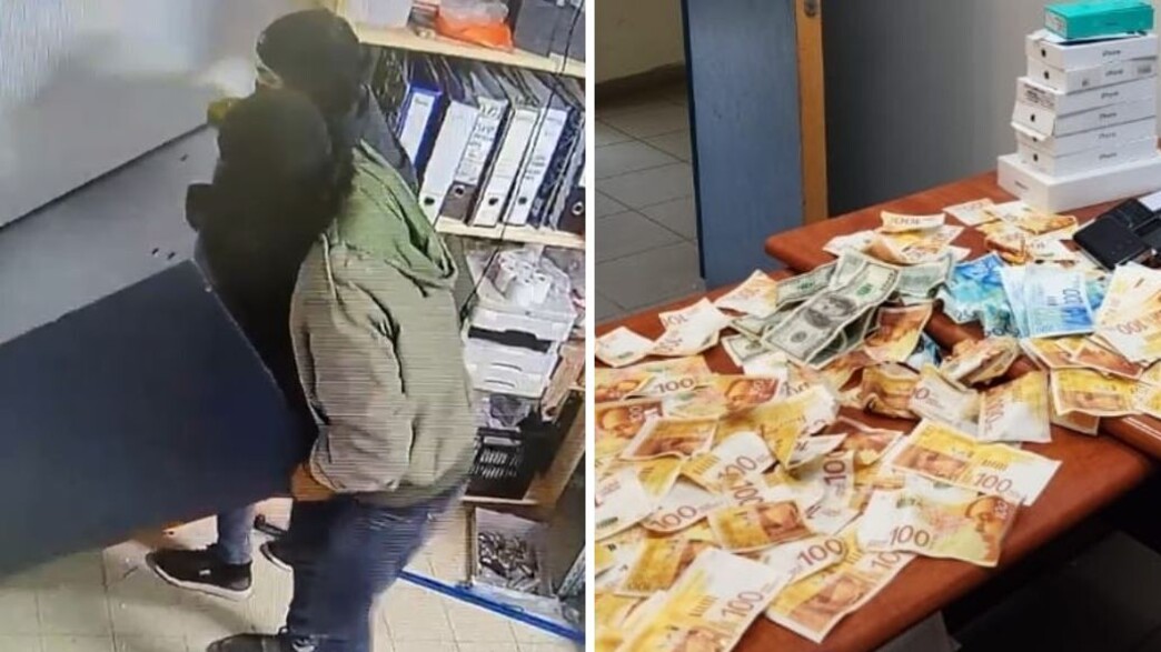 גניבת כספת מלאה ב-200 אלף שקל מהמדבריום