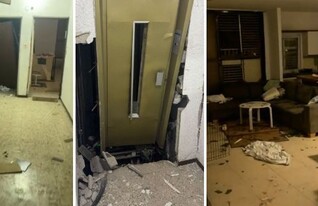 פיצוץ בבניין בראשון לציון (צילום: דוברות כבאות והצלה)