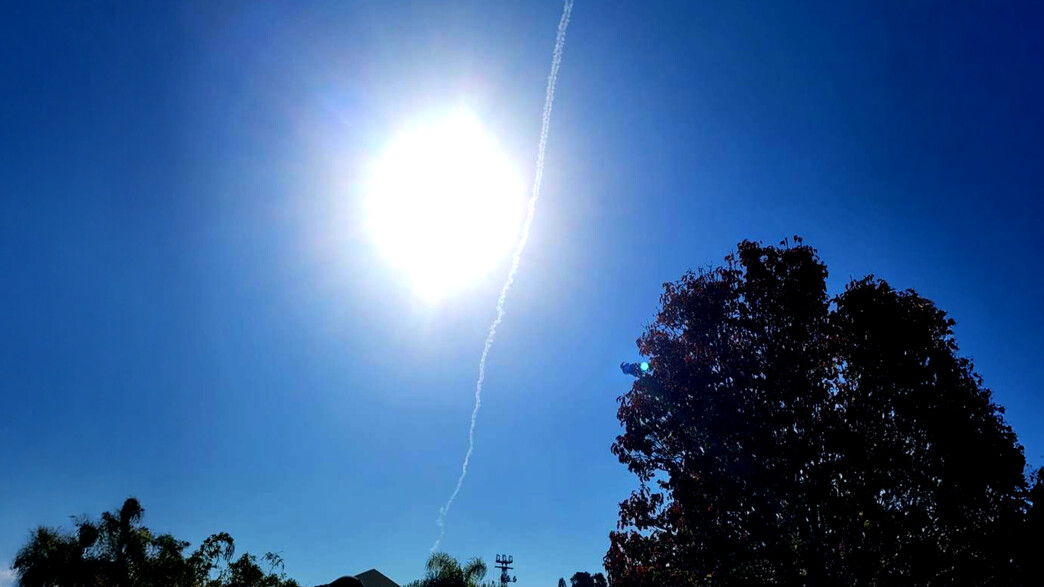 תיעוד היירוט בשמי בארי