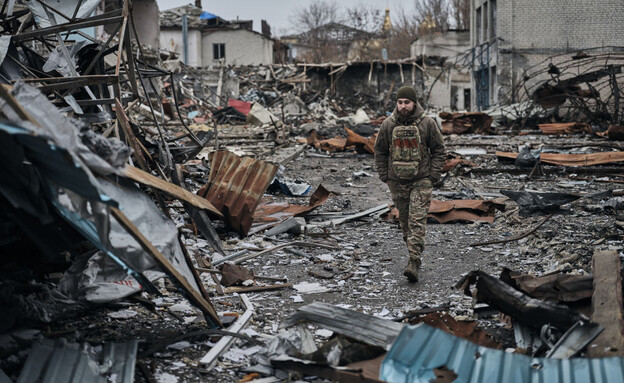 הרס ברחובות, המלחמה באוקראינה (צילום: Kostiantyn Liberov/Libkos/Getty Images)