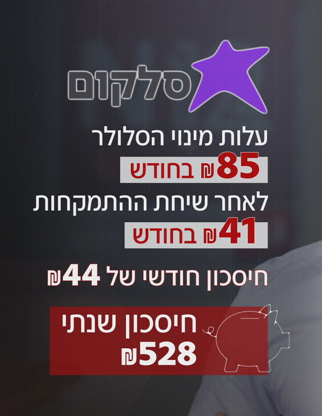 הנחה סלקום (עיצוב: חדשות 12)