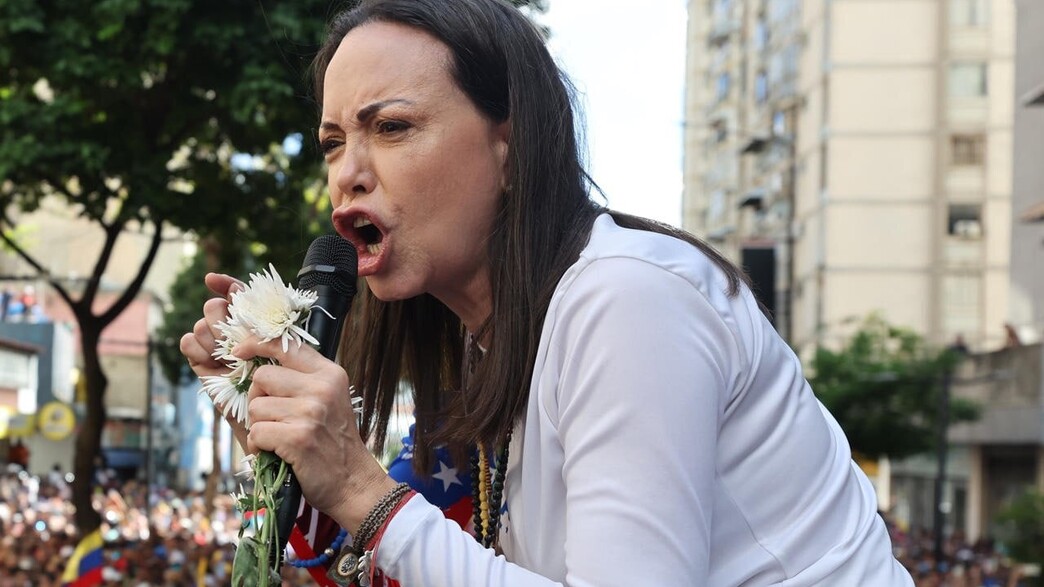 מנהיגת האופוזיציה בוונצואלה מריה קורינה מצ'אדו
